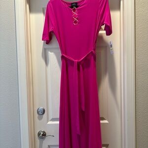 MSK pink long dress( ankle length) size M